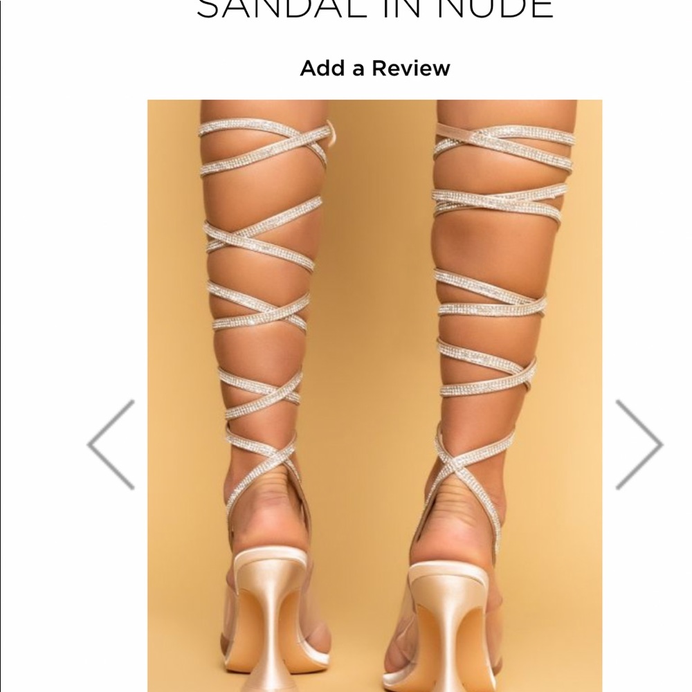 Brand new sandal heels from Akira!